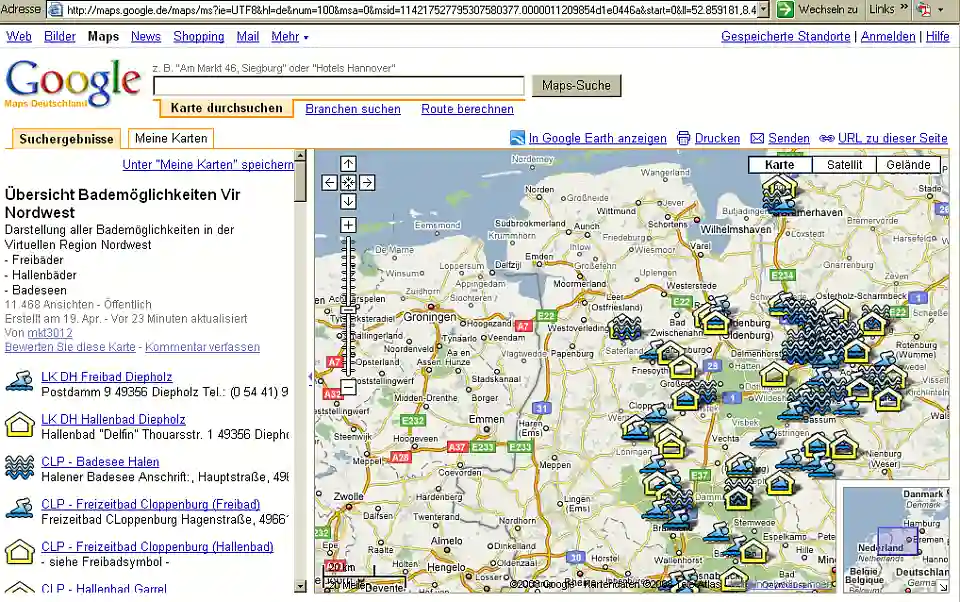 Screenshot der Darstellung 