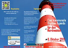 Flyer der 1. Regionalkonferenz im Erprobungsraum Nordwest